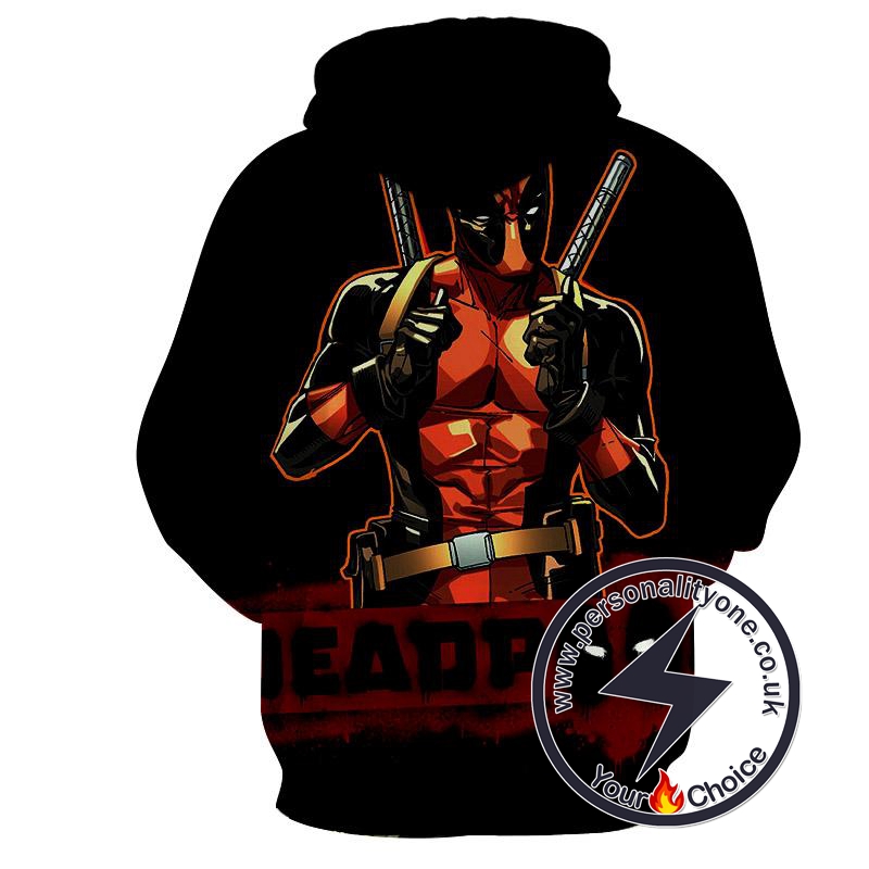 Deadpool - Deadpool 3D - Hoodies